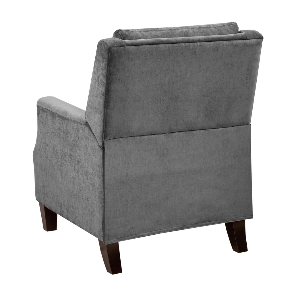 Grey Push Back Recliner F492