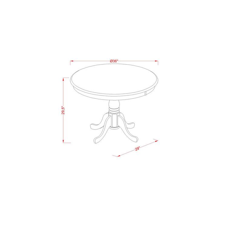 Linen White Dining Room Set E318