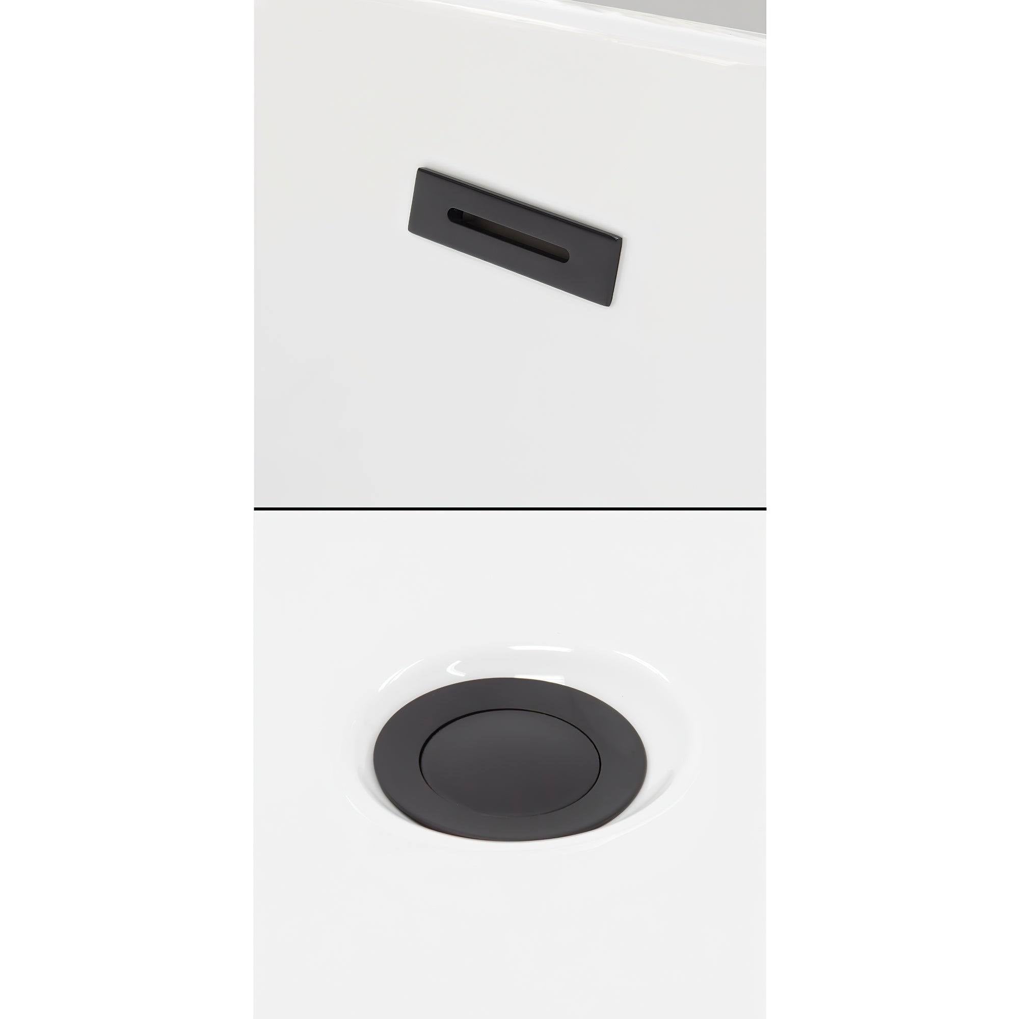 Shiny White Universal Square Bathtub Trim Kit C9879
