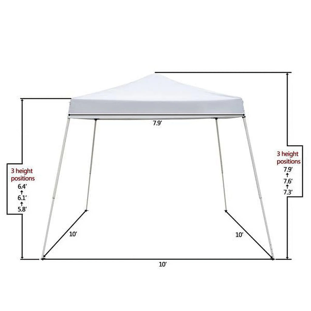 3 x 3M Waterproof Folding Tent White X1022