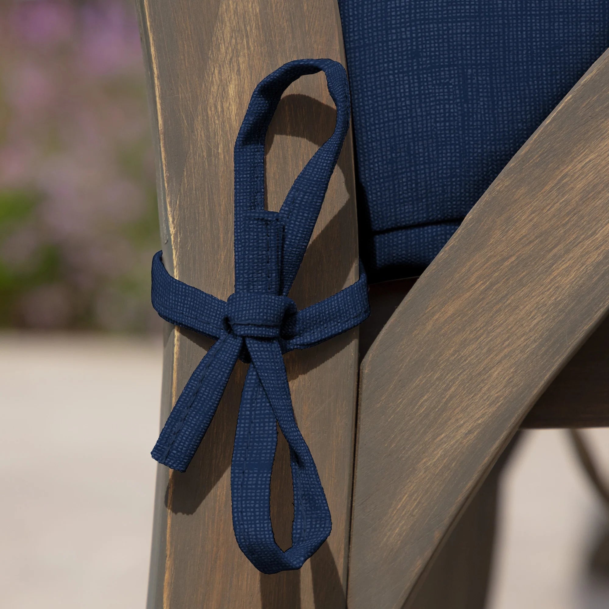 Sapphire Blue Outdoor Dining Chair Cushion Set 21 x 21 X74924