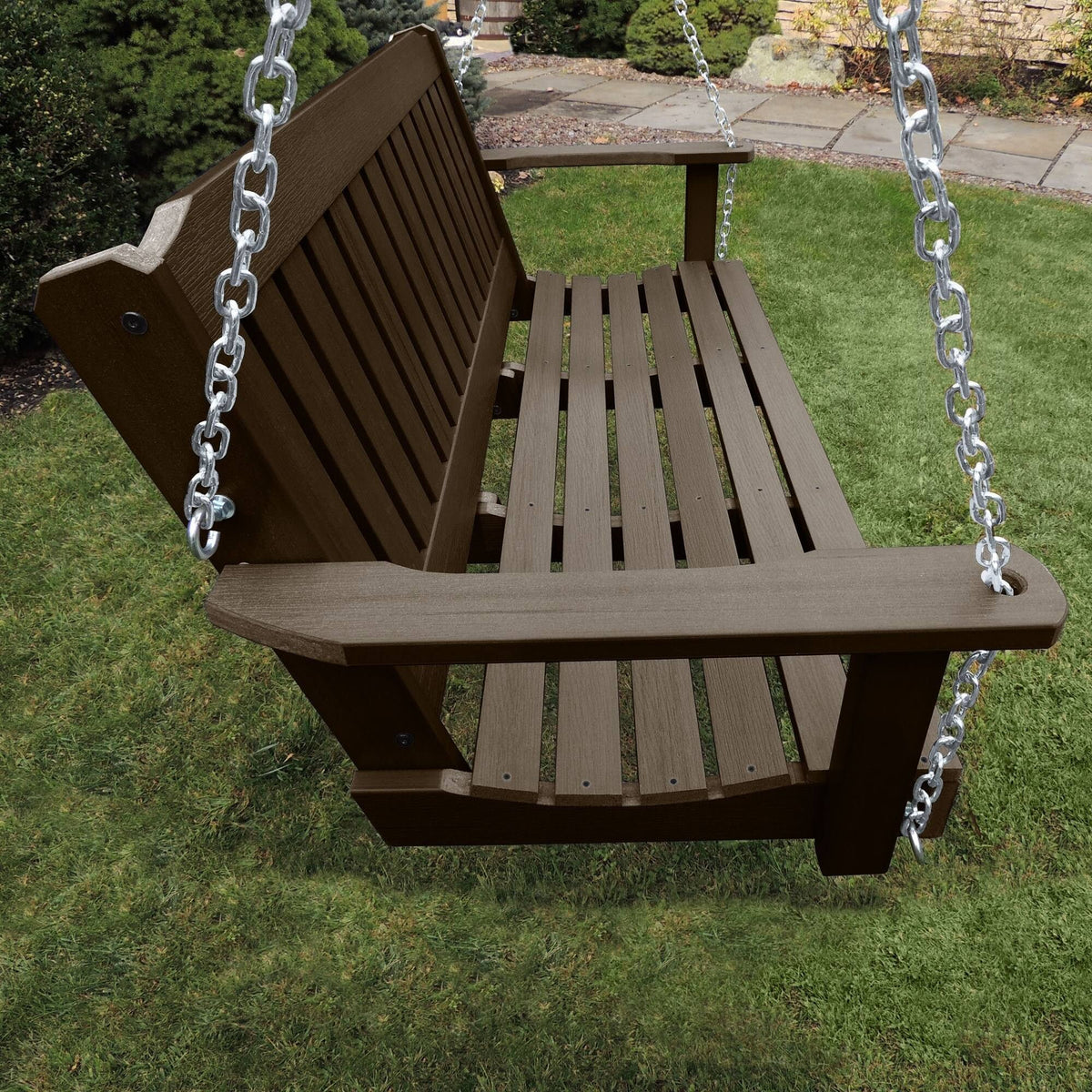 Weathered Acorn Porch Swing F435