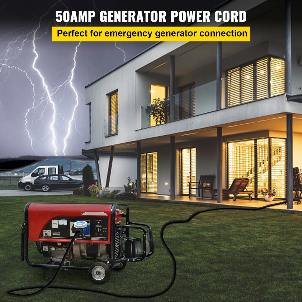 50 ft 50 Amp RV Extension Cord with Molded Connector R413