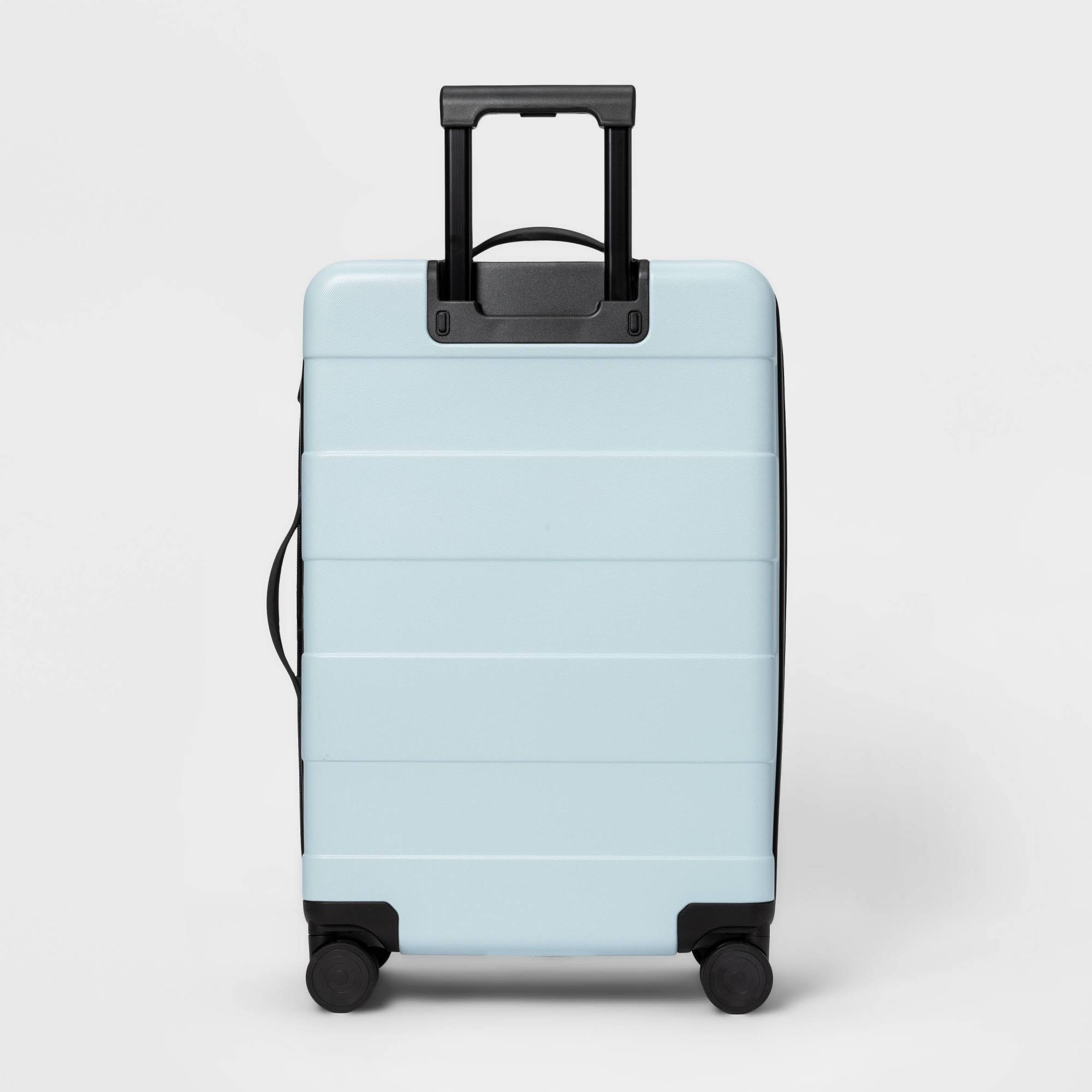 Hardside 25x22 Spinner Suitcase Muddy Aqua O3816
