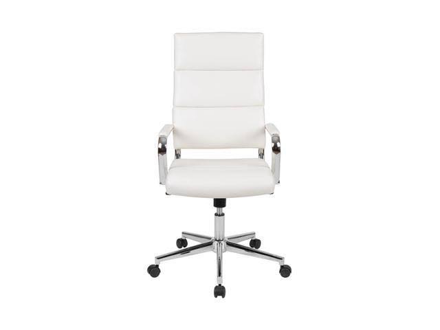 White High Back LeatherSoft Executive Swivel Office Chair G643315