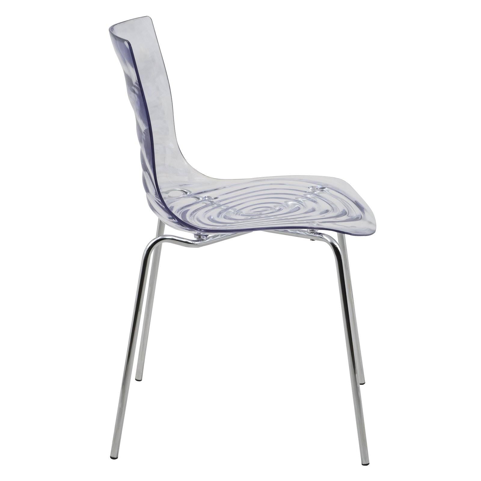 Modern Plastic Dining Chair, Set of 2 A41963