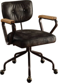 Vintage Black Leather Executive Office Chair F999345