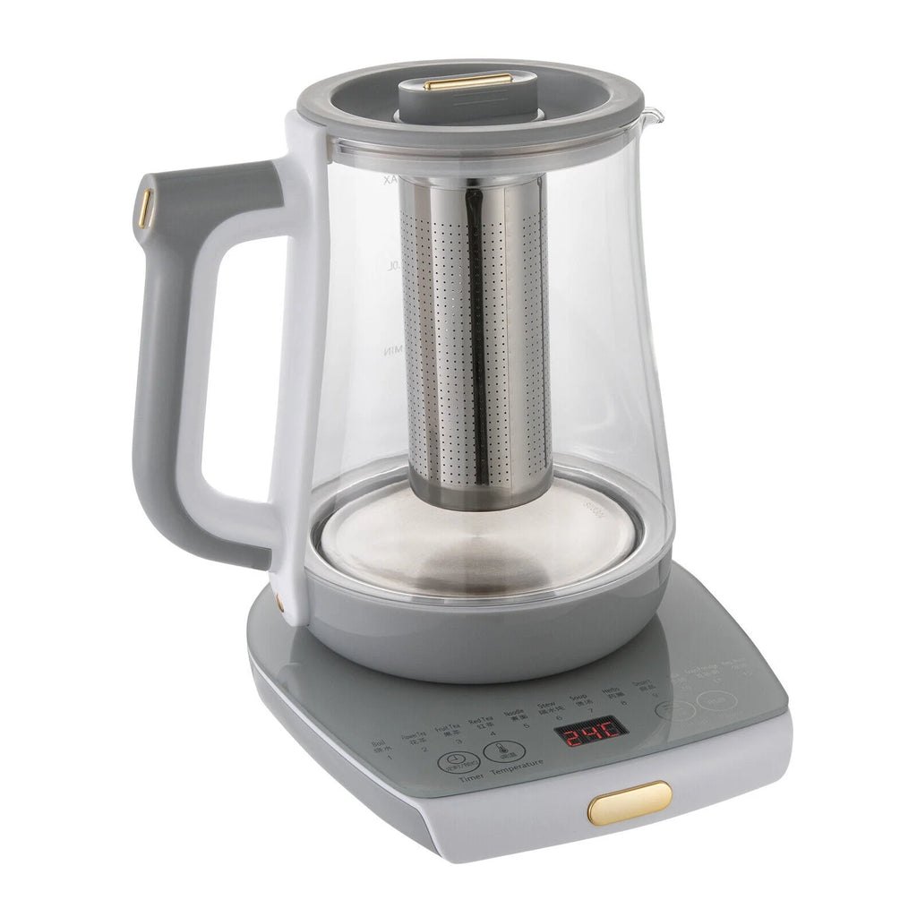 1.8L Electric Glass Tea Kettle with Temperature Control Y85409
