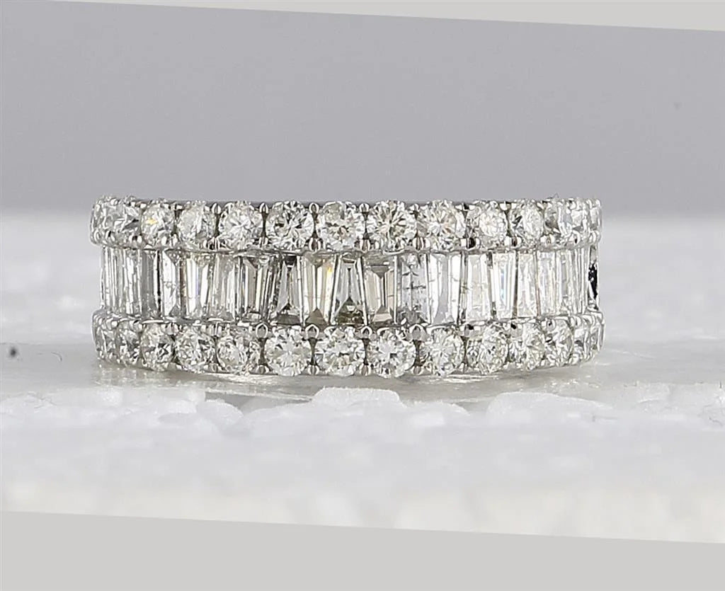 Baguette Diamond Anniversary Ring 2 Cttw S6716