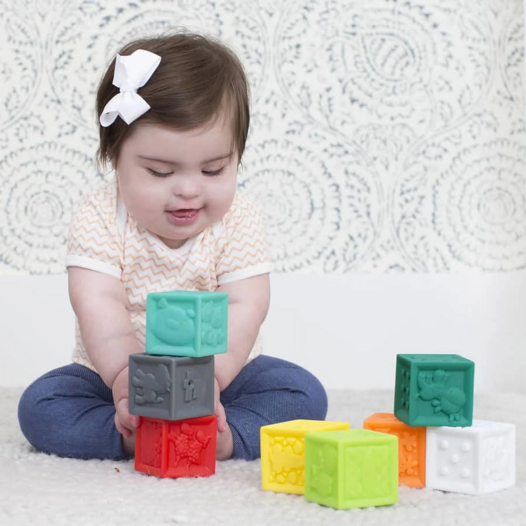 Multicolor 8-Piece Plastic Toy Blocks N631898