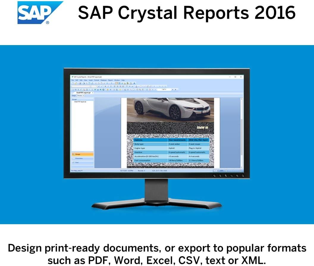 Crystal Reports 2016 Reporting software [32 Bit] X14567