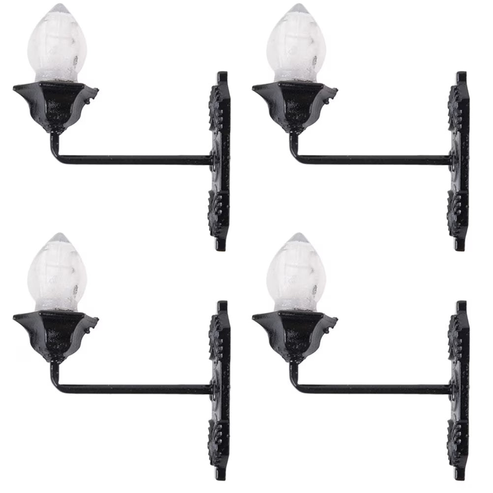 5 Pcs Miniature LED Dollhouse Wall Light Lamp R8771