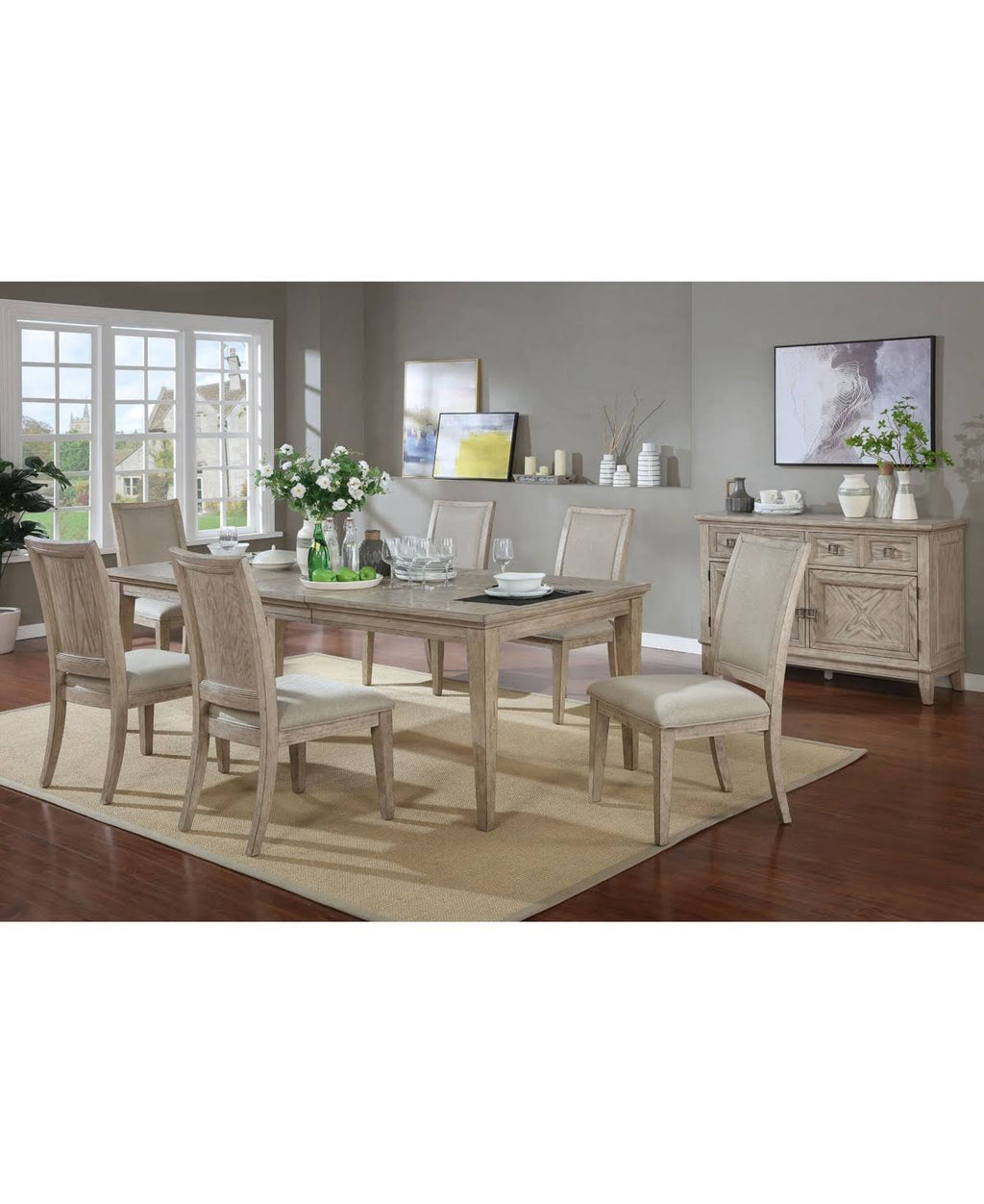 Beige 2 Piece Side Chair Set S778147