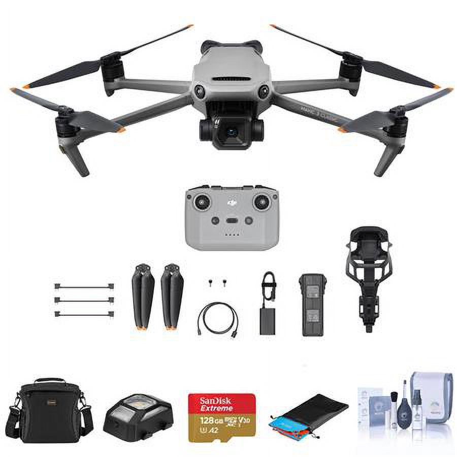 Mavic 3 Classic Drone with RC-N1 Remote Controller Bundle with 128GB microSD Card M69344