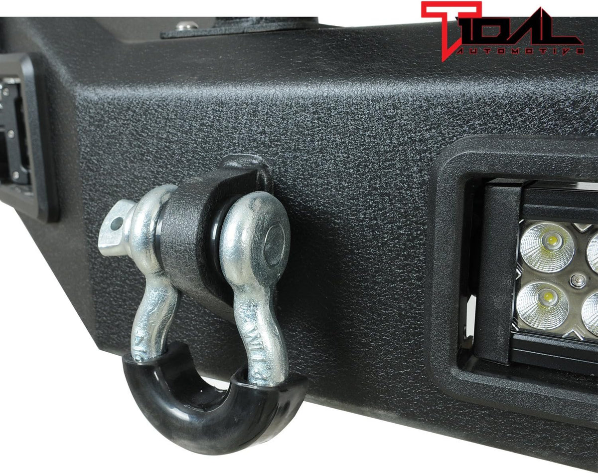 LED Front Bumper with Winch Plate for Wrangler JK Z26475
