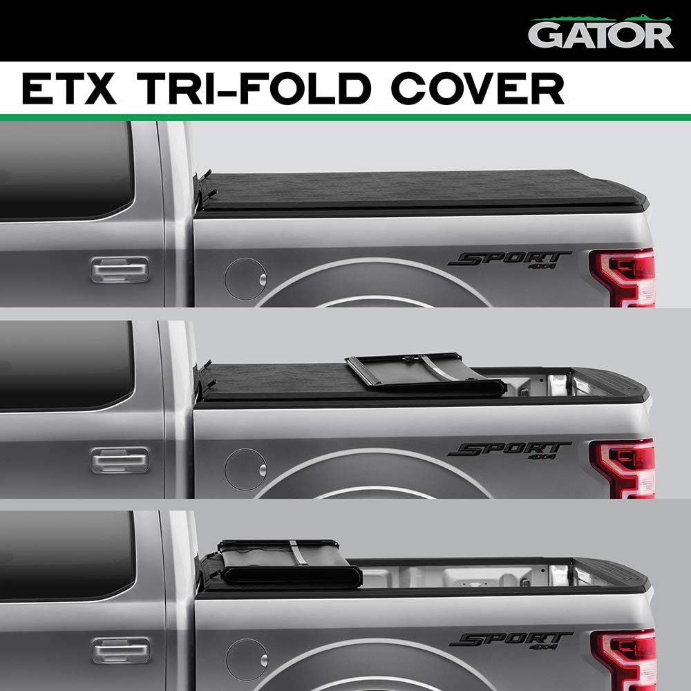 Soft Tri-Fold Truck Bed Tonneau Cover V93942