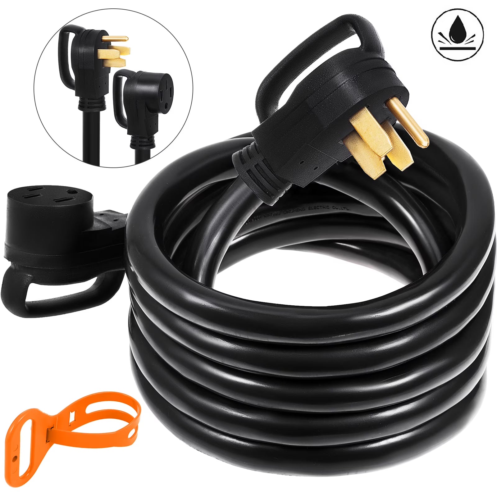 50 ft 50 Amp RV Extension Cord with Molded Connector R413
