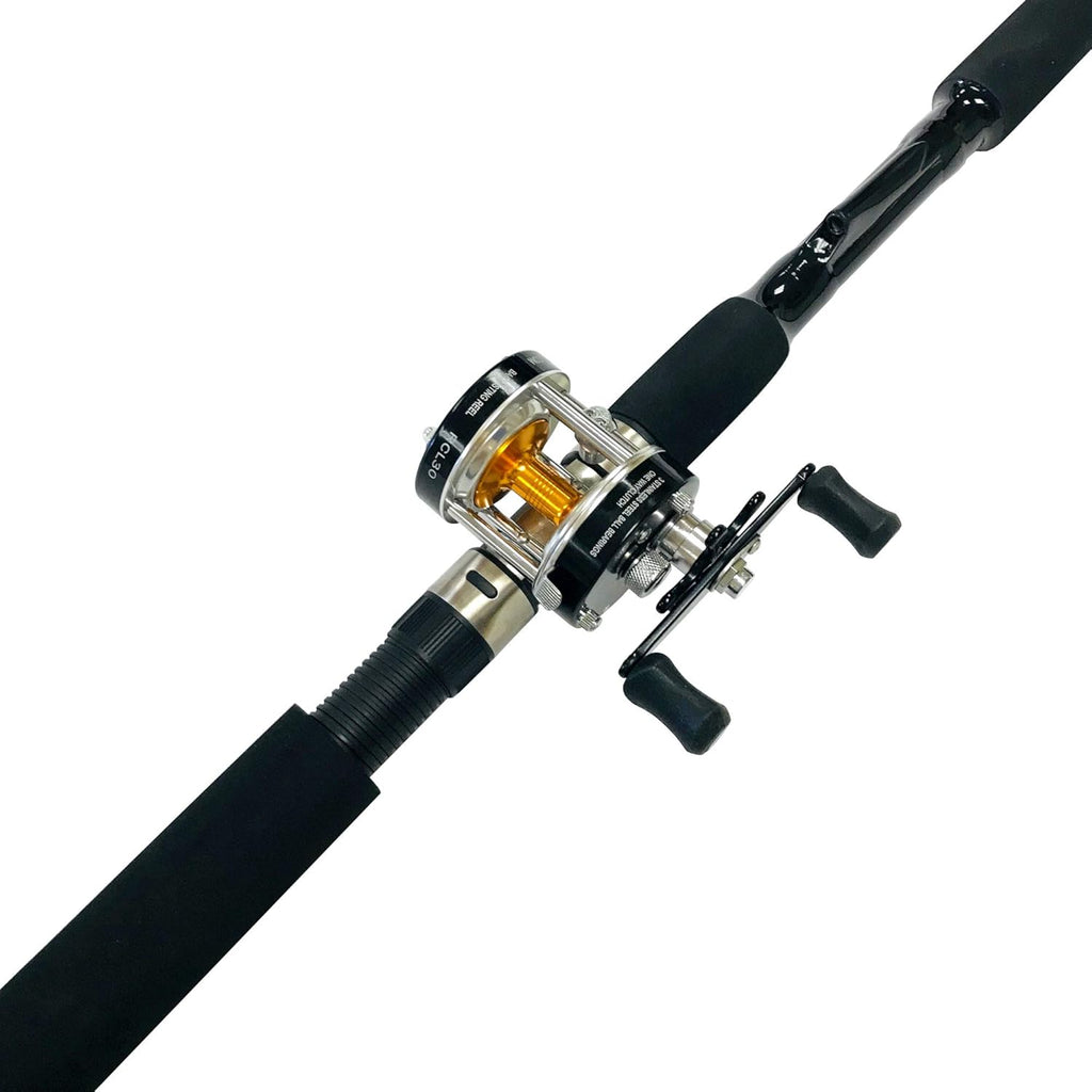 Sabiki 8 Foot Bait Fishing Rod Bait Caster Fishing Reel Combo M434265
