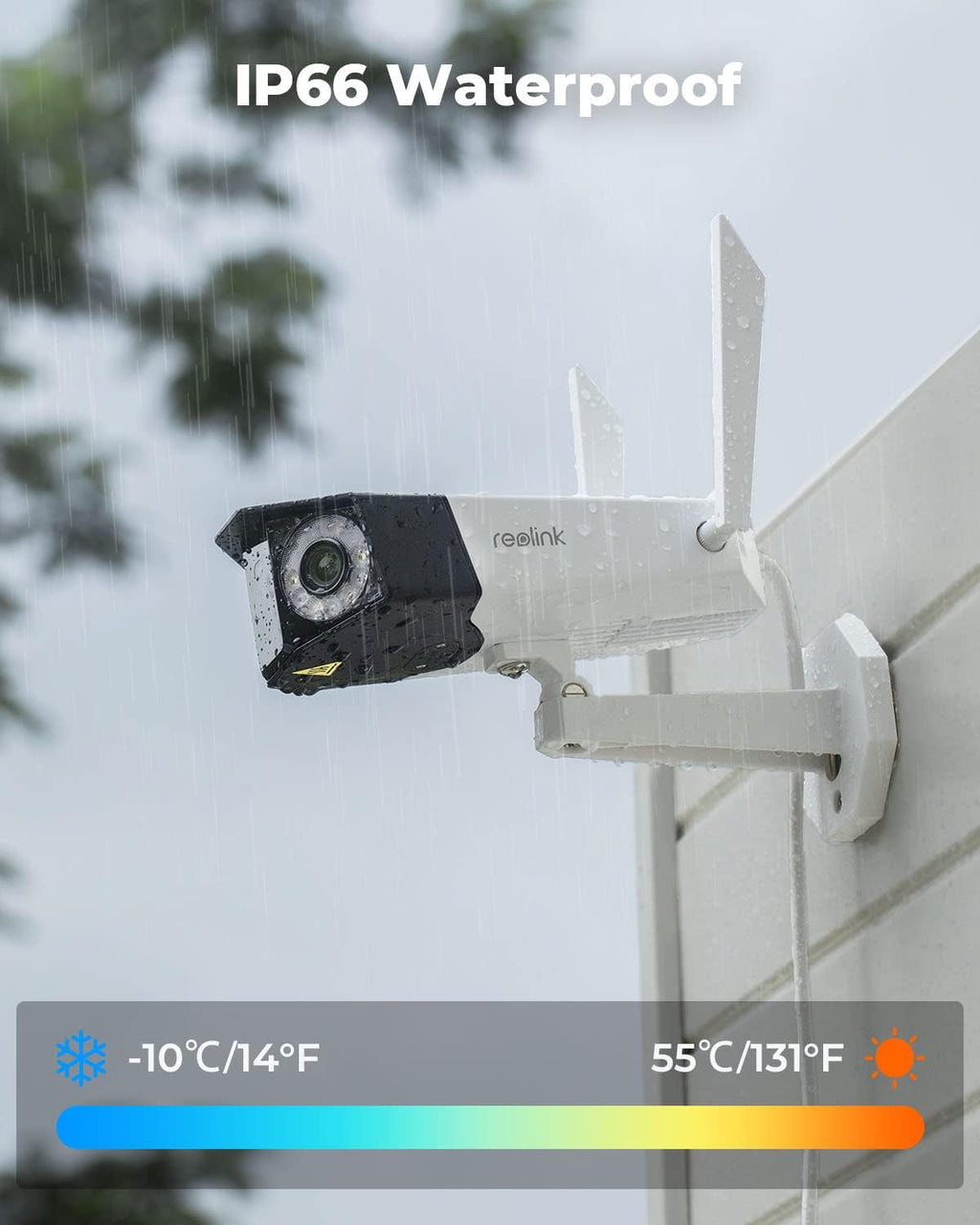 2K 4MP Outdoor WiFi Security Camera with Color Night Vision G861