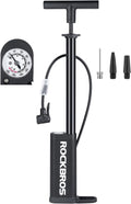 160psi High-Pressure Bike Floor Pump with Gauge Y555
