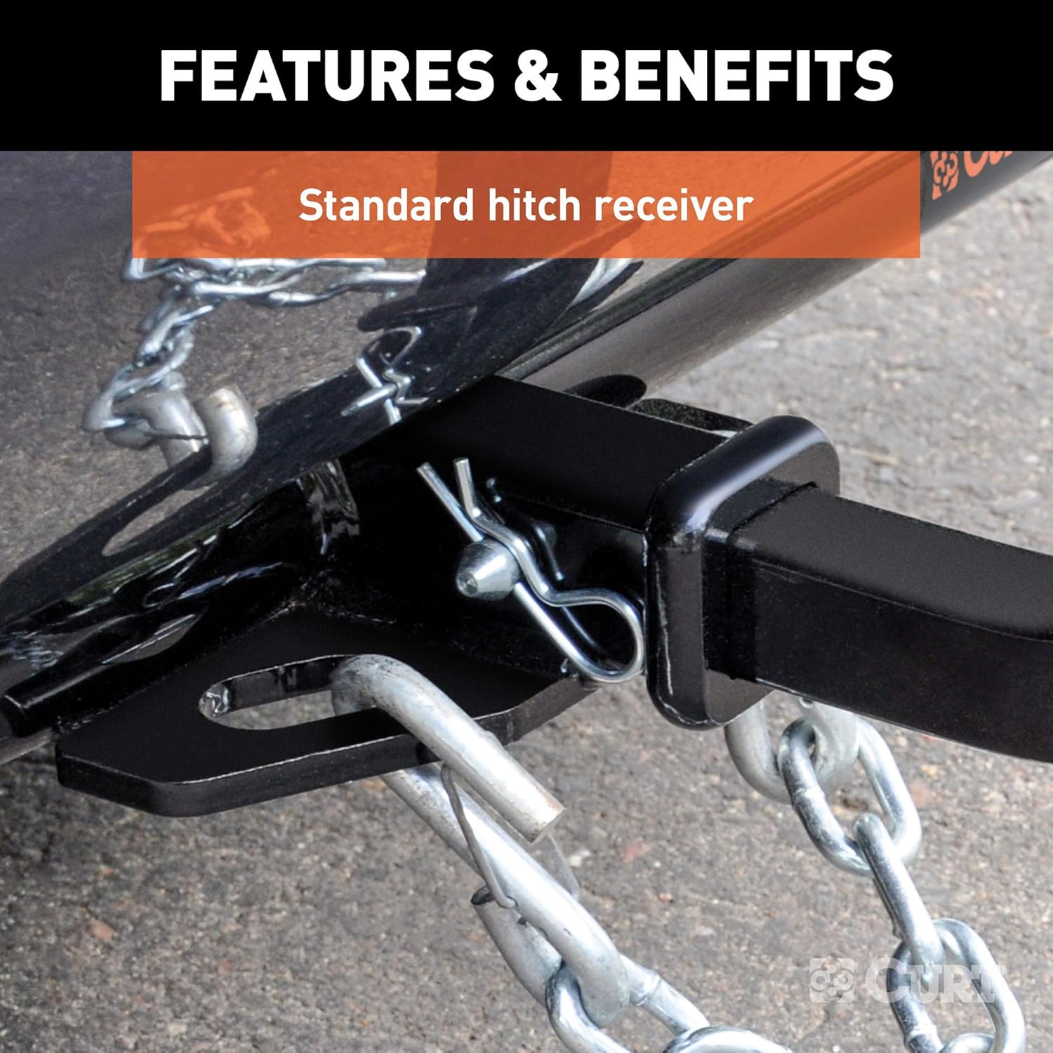 Class 1 Trailer Hitch with Ball Mount, 1-1/4-In Receiver B745