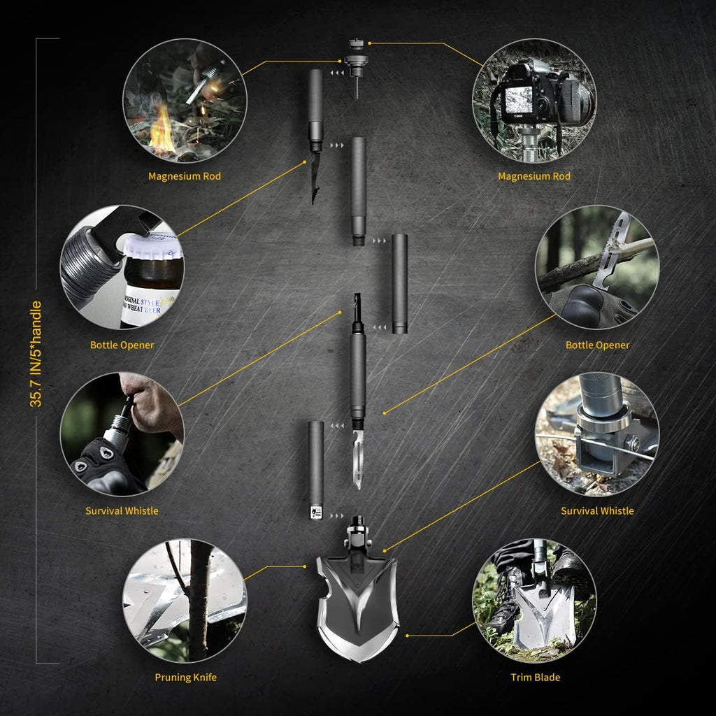 High Carbon Steel Military Folding Shovel H39625