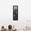 Black Framed Print Wood Portrait Rectangle 1 Piece 12 x 36 Z1142