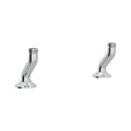 Polished Chrome Deck Unions for Bridge Faucet U91584