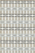 Moroccan Indoor/Outdoor Floor Mat 4 by 6-Feet Cool Silver R817513