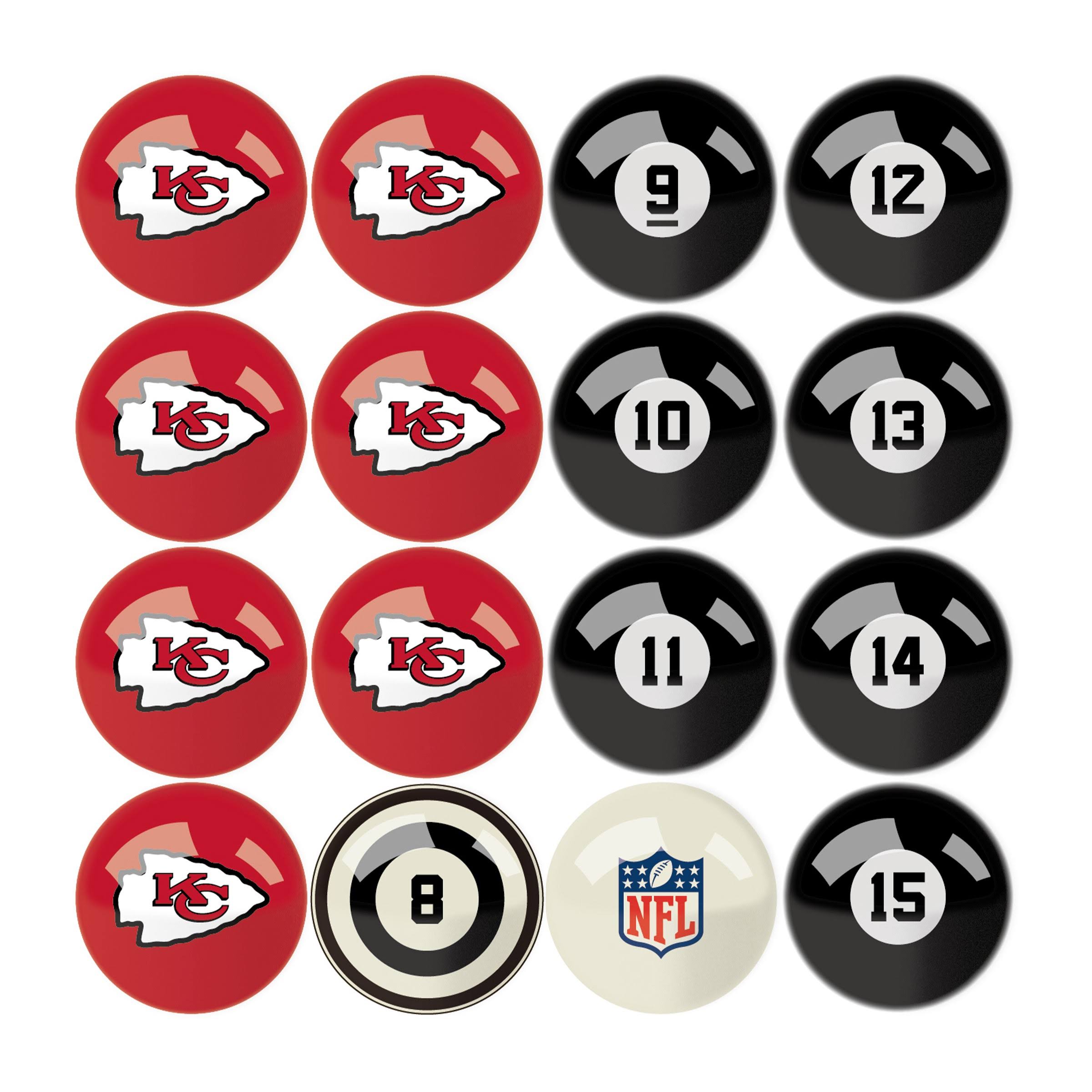 Seattle Seahawks Billiard Ball Set with Numbers S901