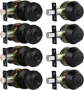 3 Pack Keyed Alike Oil Rubbed Bronze Door Knob and Deadbolt Set U21912
