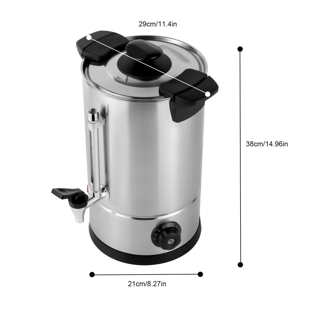 8L 1000W Stainless Steel Commercial Electric Tea Urn Z6898