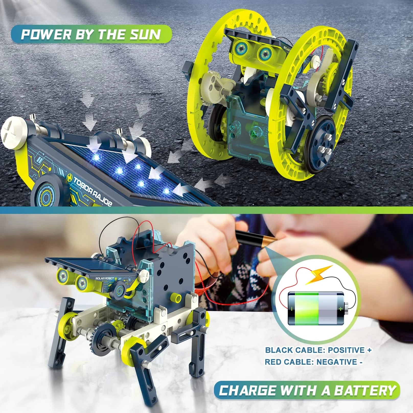 12-in-1 STEM Solar Robot Kit M122
