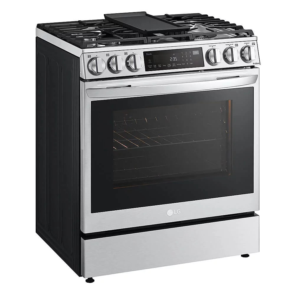30" Wide 6.3 Cu. Ft. Slide In Dual Fuel Range - Stainless Steel R84178
