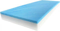 18" x 82" Cool Gel Memory Foam Bench Cushion Replacement Medium Firm S863