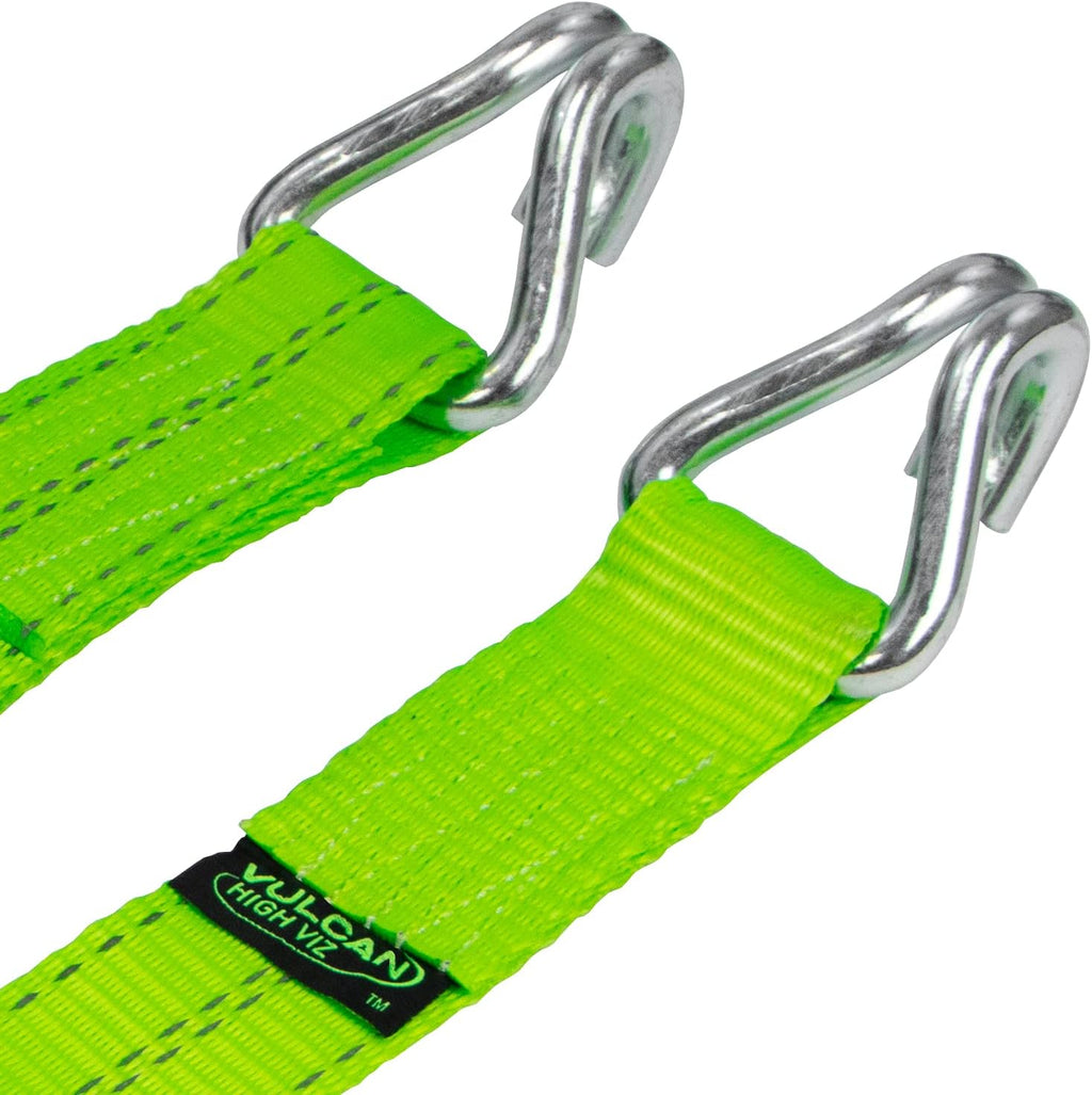 2 Inch x 15 Foot Ratchet Strap with Wire Hooks 4 Pack N4665