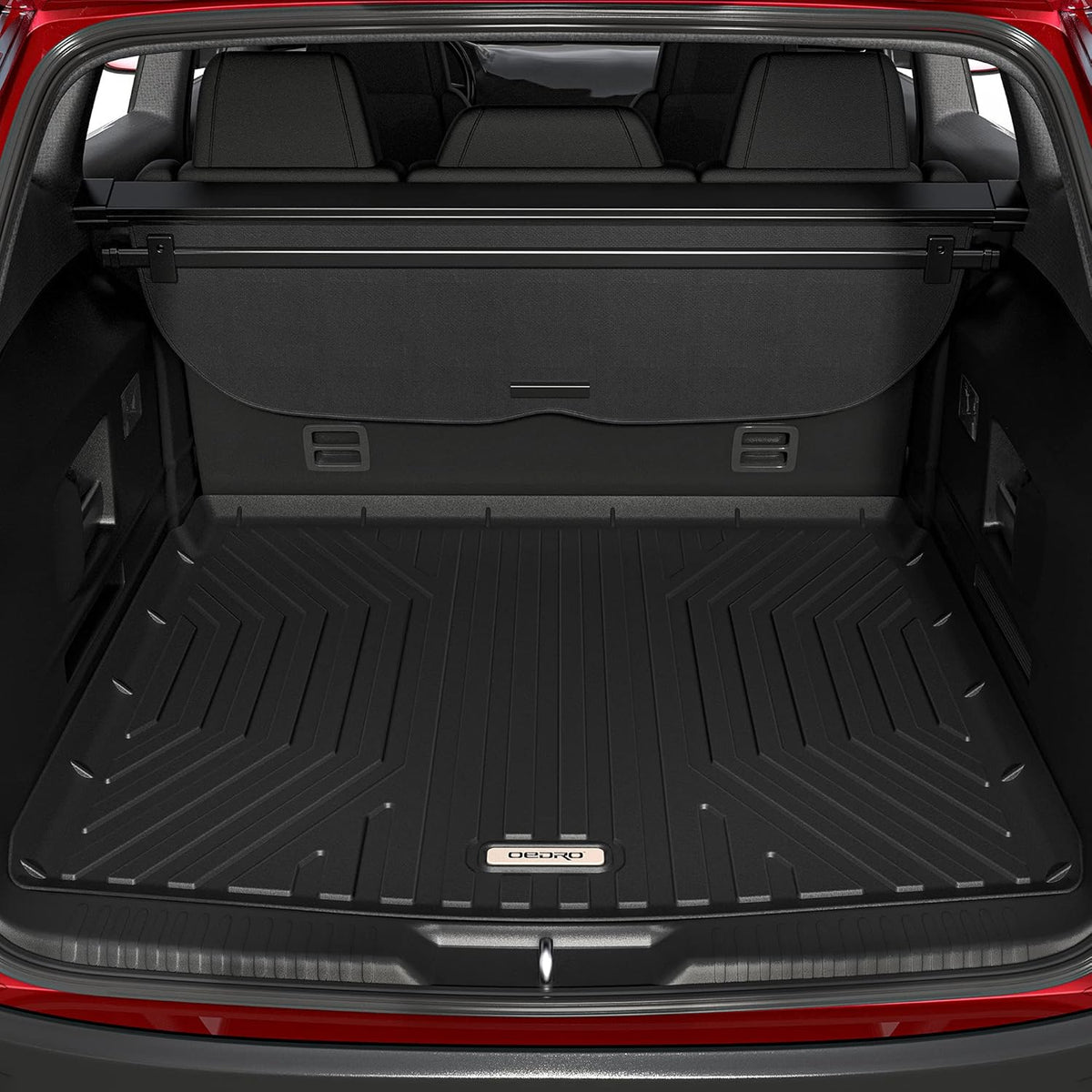 Black Custom Fit Cargo Trunk Liner Floor Mat S754