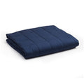 Navy Cotton 25 Pound Weighted Blanket W100704