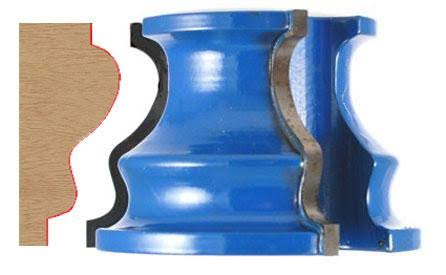 Casing Base Cap Shaper Cutters, 2x22 Cut Length, 3x22 Dia, 3/4x22 Bore Q835084