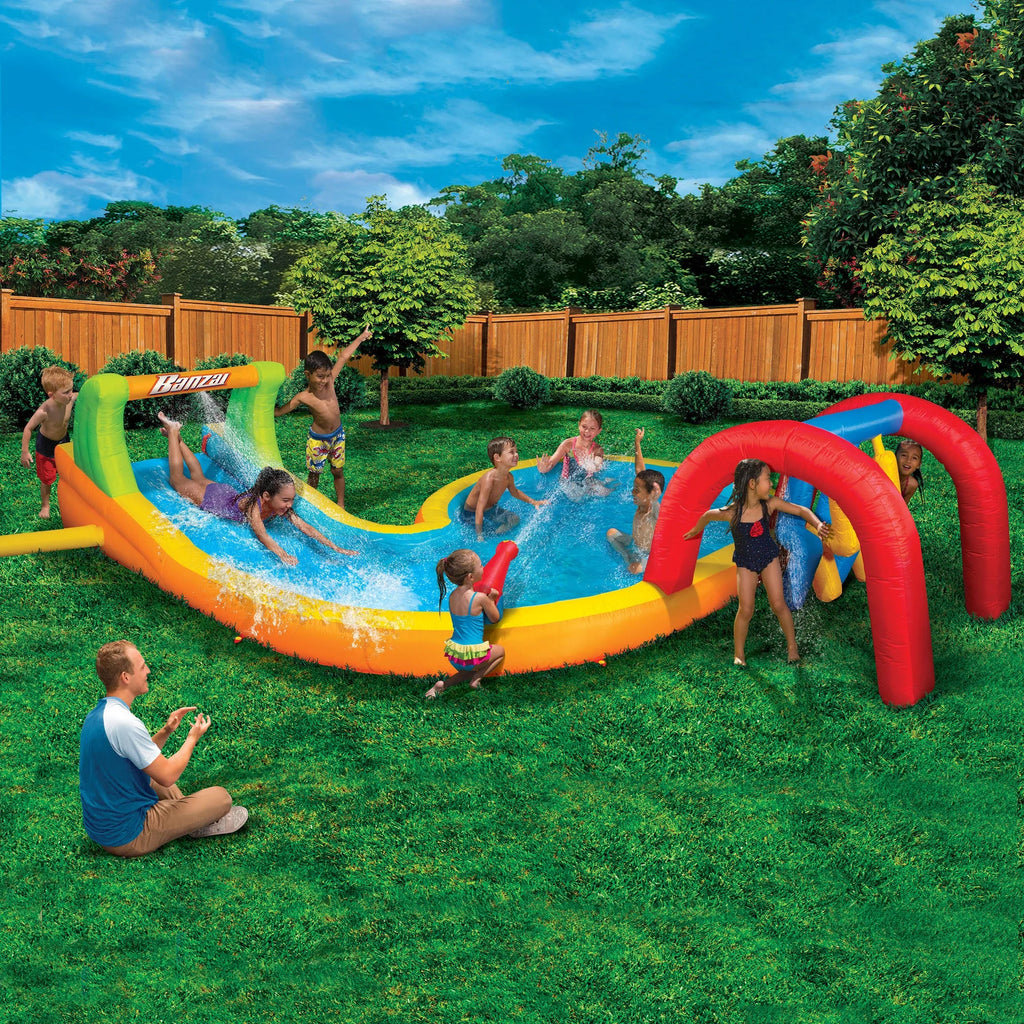 Splash Zone Water Park with Water Blasting Cannon & Pillars G578084
