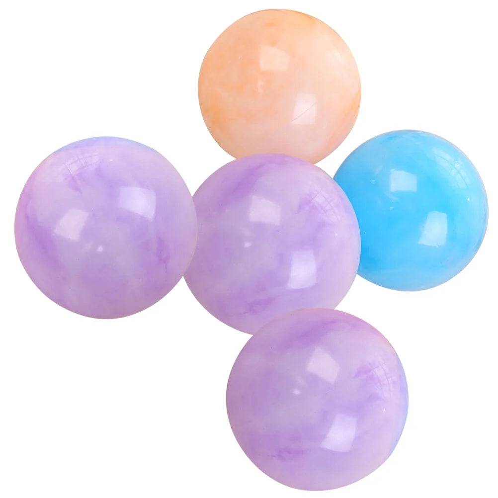 25PCS Marbleized Bouncy Balls, 8.7 Inch Inflatable Sensory Balls M474