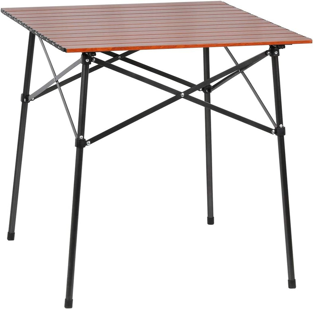 Lightweight Aluminum Folding Square Table with Carry Bag L484206
