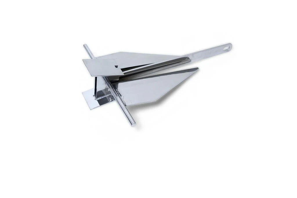 44 lb Stainless Steel Fluke Style Anchor I919