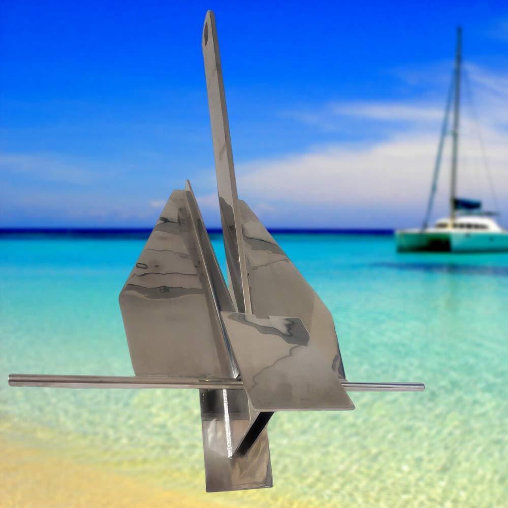 44 lb Stainless Steel Fluke Style Anchor I919