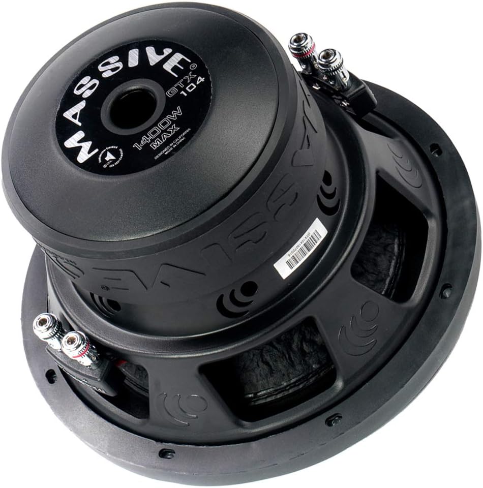 10 Inch Car Audio Subwoofer, 700 Watt RMS, Dual 2 Ohm L97766