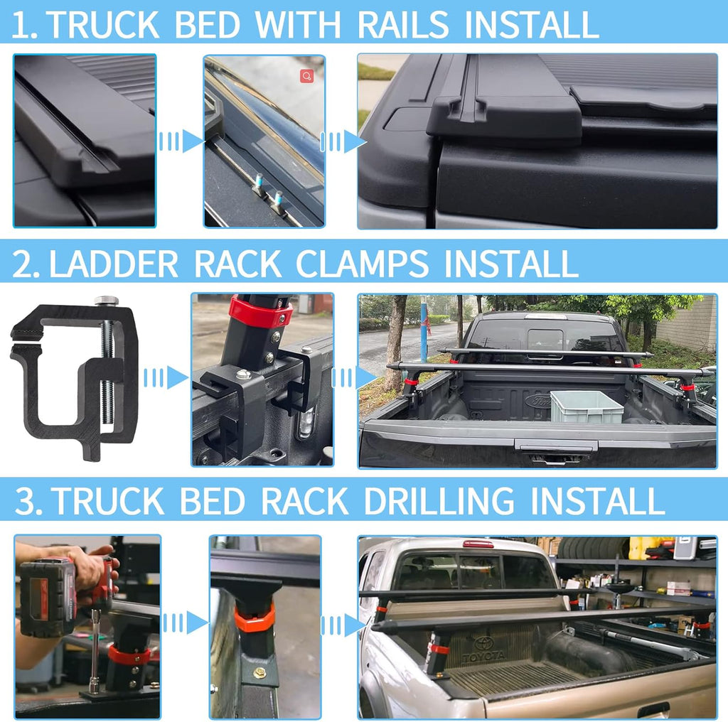 Truck Bed Racks Low Profile Adjustable Height Heavy Duty X651