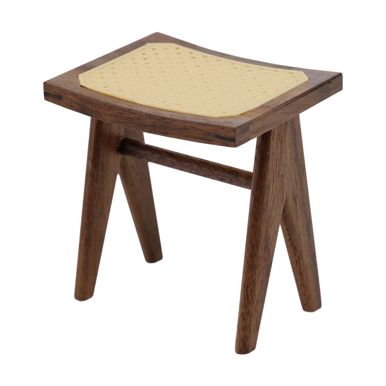 Black Walnut Miniature Wooden Chairs B38614