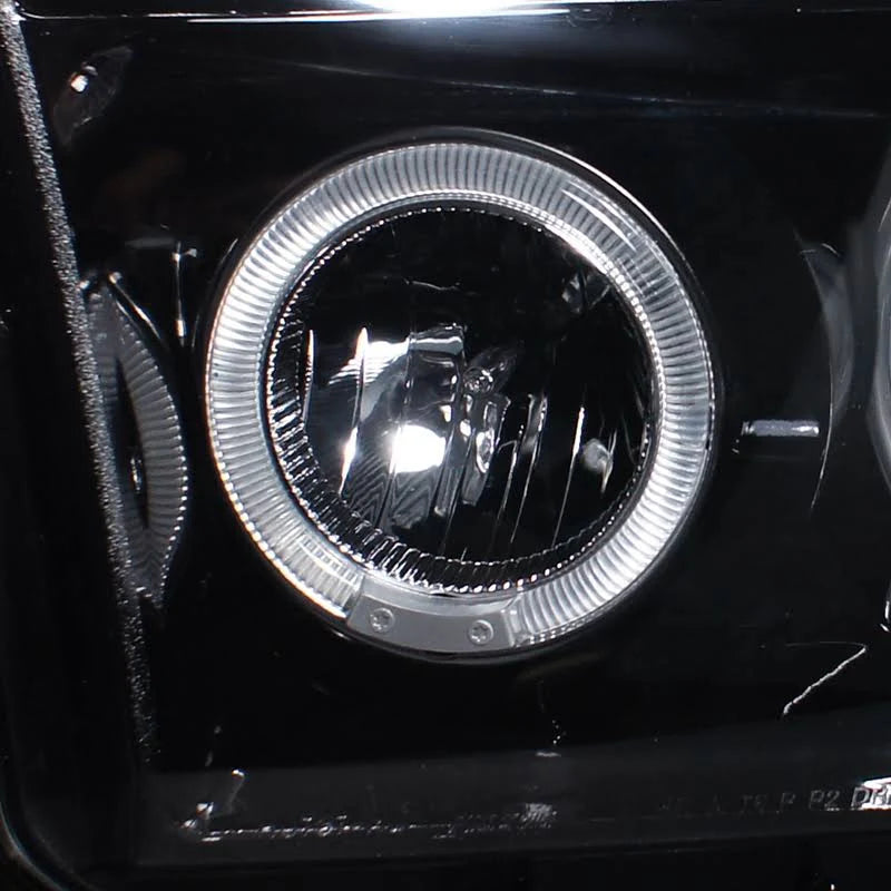 Gloss Black Halo Projector Headlights M528072
