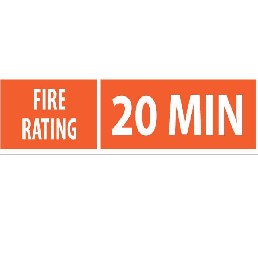 32 in. x 80 in. Primed Composite Fire-Rated Single Prehung Interior Door S14135