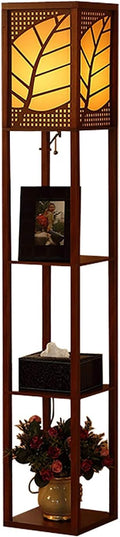 Floor Lamp with Shelf Pull Chain Switch S4839
